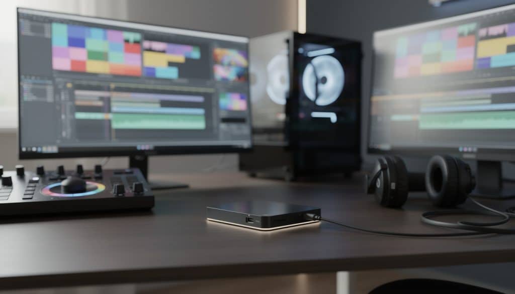 découvrez comment augmenter significativement la productivité quotidienne des monteurs vidéo professionnels grâce à l'utilisation d'un ssd externe performant et rapide.