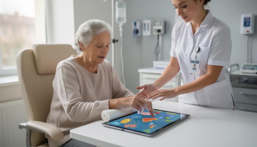 découvrez comment aider les patients en ergothérapie à recouvrer leur motricité fine grâce à des jeux médicaux adaptés sur tablette tactile, alliant rééducation et plaisir.
